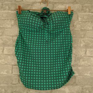 Beach Bump Turquoise Tankini Bathing Suit Top M